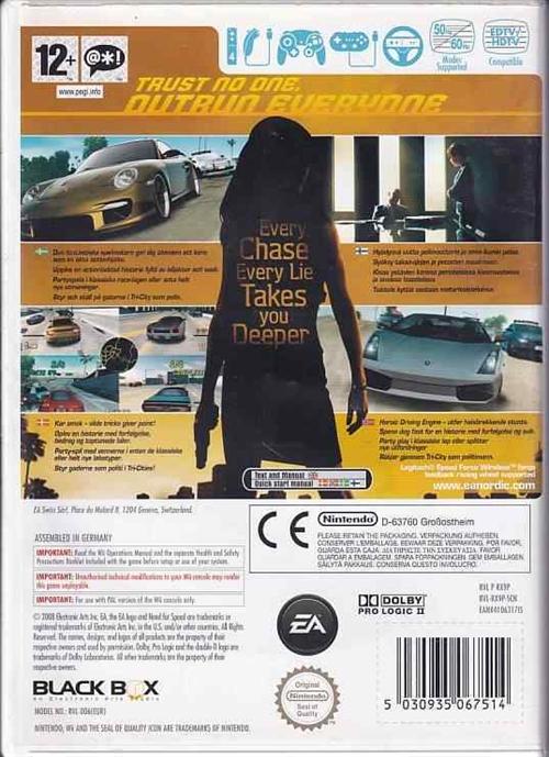 Need for Speed Undercover - Wii (B Grade) (Genbrug)